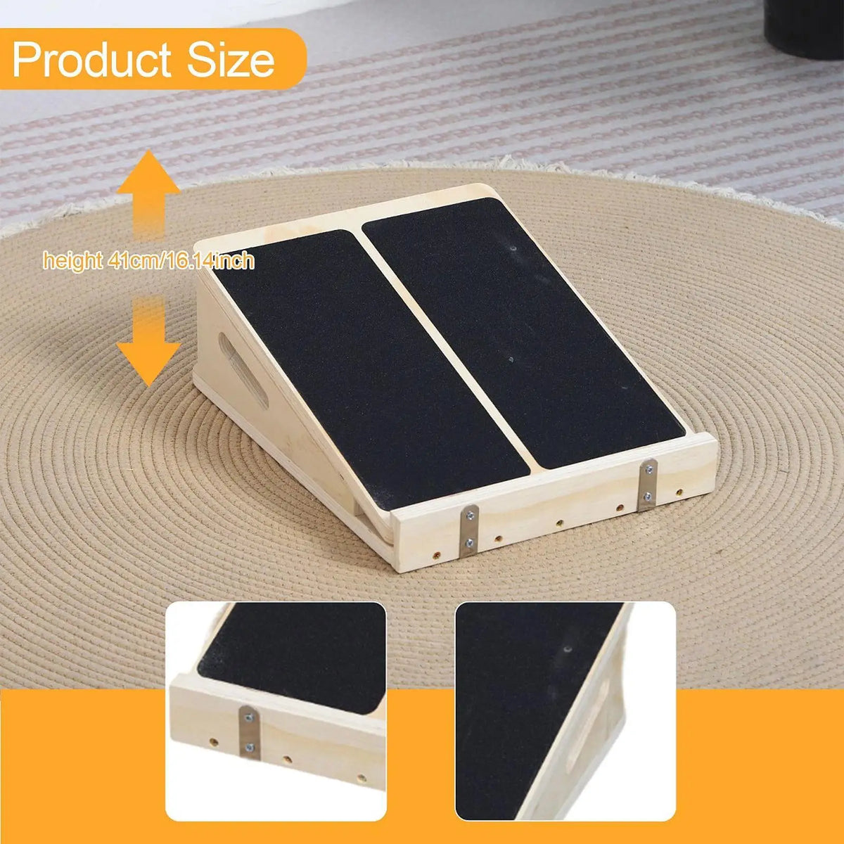 Slant Board for Calf Stretching Adjustable for Pilates Workout Exercise