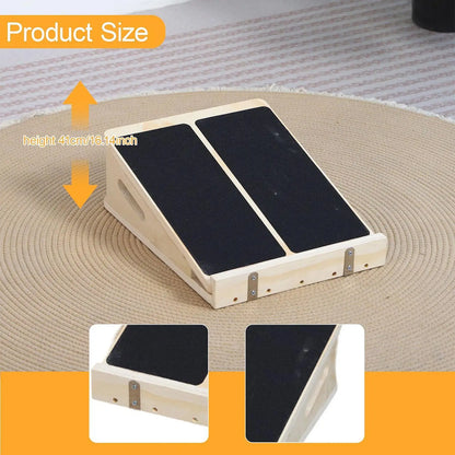 Slant Board for Calf Stretching Adjustable for Pilates Workout Exercise